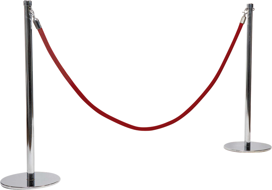 Red Rope with Hooks - 2m Long